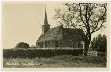 ansichtkaart: Noordwolde FR, Ned. Herv. Kerk