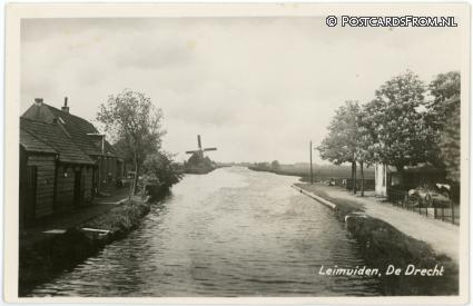 ansichtkaart: Leimuiden, De Drecht