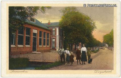 ansichtkaart: Leimuiden, Dorpstraat