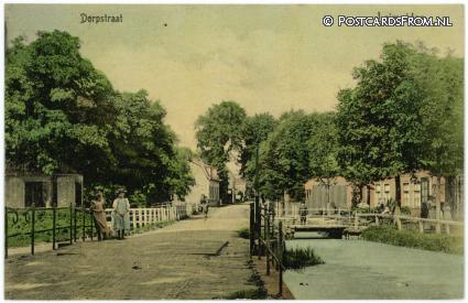 ansichtkaart: Leimuiden, Dorpstraat