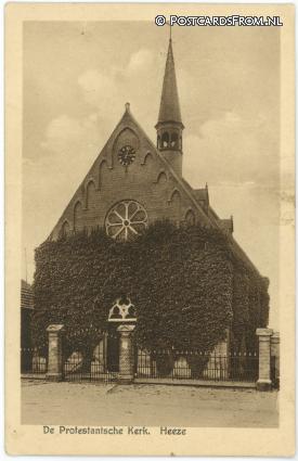Heeze, De Protestantsche Kerk ansichtkaart: Heeze, De Protestantsche Kerk