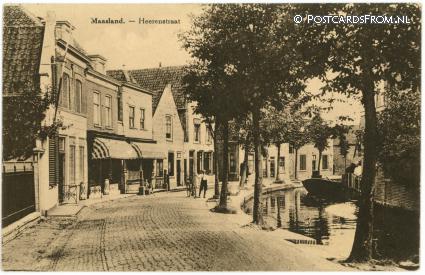 ansichtkaart: Maasland, Heerenstraat