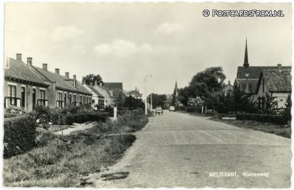 ansichtkaart: Melissant, Nieuweweg