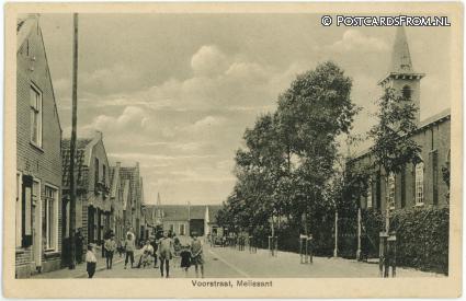 ansichtkaart: Melissant, Voorstraat