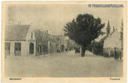 ansichtkaart: Melissant, Voorstraat