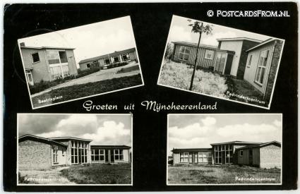 Mijnsheerenland, Beatrixplein - Padvinderscentrum ansichtkaart: Mijnsheerenland, Beatrixplein - Padvinderscentrum