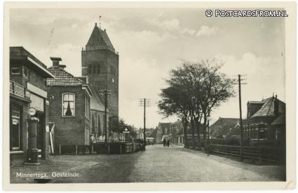 ansichtkaart: Minnertsga, Oosteinde