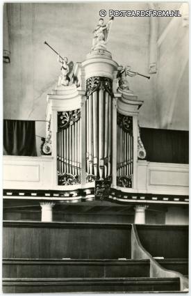 ansichtkaart: Helvoirt, Orgel Ned. Herv. Kerk