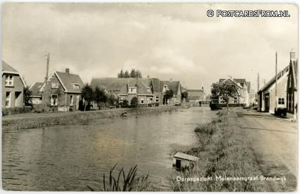 Molenaarsgraaf, Brandwijk. Dorpsgezicht ansichtkaart: Molenaarsgraaf, Brandwijk. Dorpsgezicht
