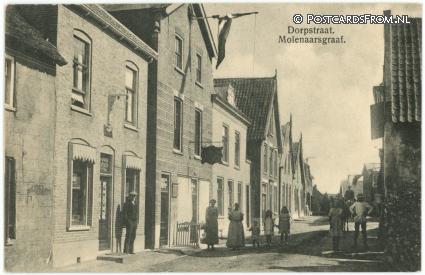 ansichtkaart: Molenaarsgraaf, Dorpstraat