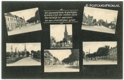ansichtkaart: Lexmond, Uit Lexmond kom ik gevlogen