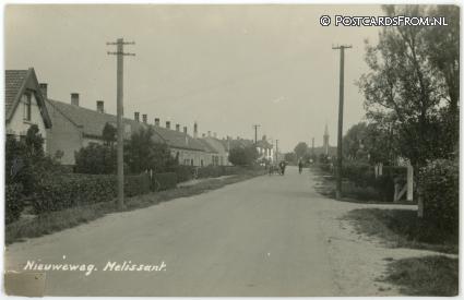 ansichtkaart: Melissant, Nieuweweg