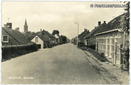 Melissant, Molendijk ansichtkaart: Melissant, Molendijk
