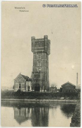 ansichtkaart: Maassluis, Watertoren