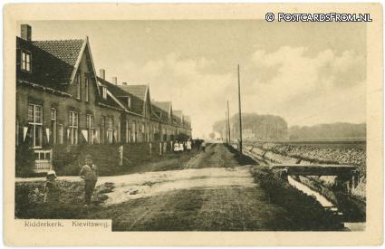 Ridderkerk, Kievitsweg ansichtkaart: Ridderkerk, Kievitsweg