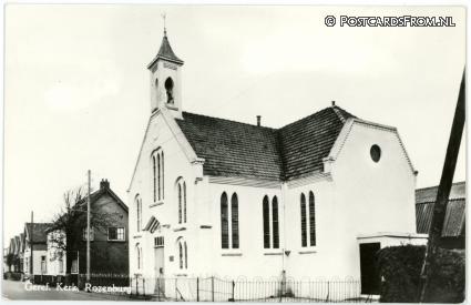 ansichtkaart: Rozenburg ZH, Geref. Kerk