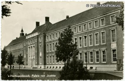 's-Hertogenbosch, Paleis van Justitie ansichtkaart: 's-Hertogenbosch, Paleis van Justitie
