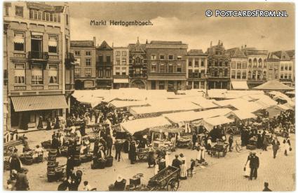 's-Hertogenbosch, Markt ansichtkaart: 's-Hertogenbosch, Markt