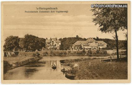 's-Hertogenbosch, Protestantsch Ziekenhuis b.d. Vughterweg ansichtkaart: 's-Hertogenbosch, Protestantsch Ziekenhuis b.d. Vughterweg