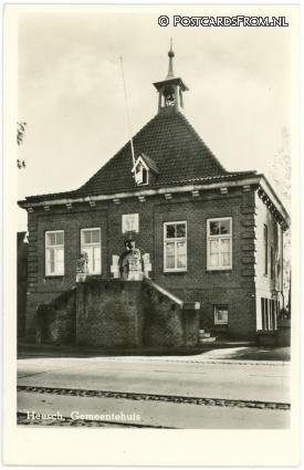 Heesch, Gemeentehuis ansichtkaart: Heesch, Gemeentehuis