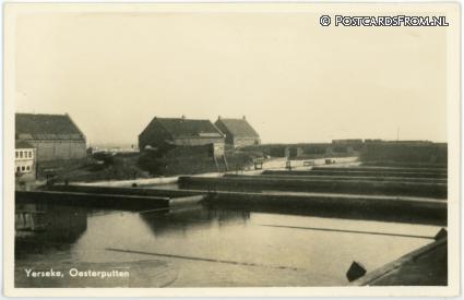 ansichtkaart: Yerseke, Oesterputten
