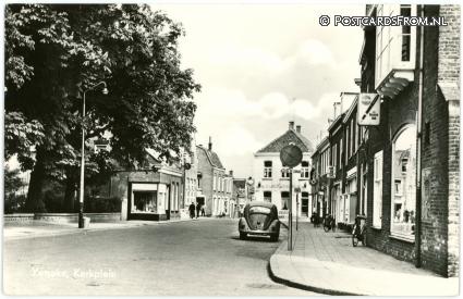 ansichtkaart: Yerseke, Kerkplein