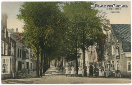 ansichtkaart: Middelharnis, Voorstraat