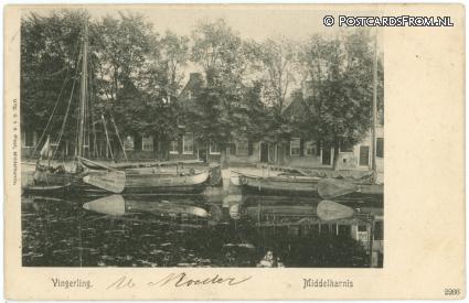 ansichtkaart: Middelharnis, Vingerling