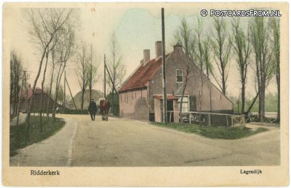 Ridderkerk, Lagendijk ansichtkaart: Ridderkerk, Lagendijk