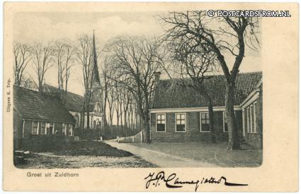 Zuidhorn, Groet uit ansichtkaart: Zuidhorn, Groet uit
