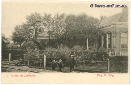 Zuidhorn, Groet uit ansichtkaart: Zuidhorn, Groet uit