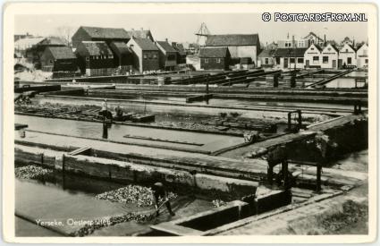 ansichtkaart: Yerseke, Oesterputten