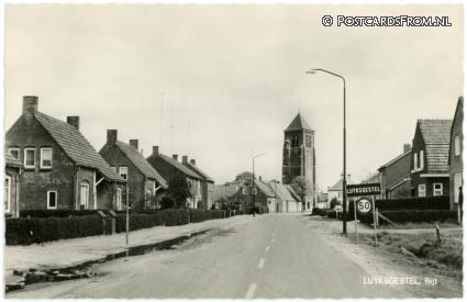 ansichtkaart: Luyksgestel, Rijt