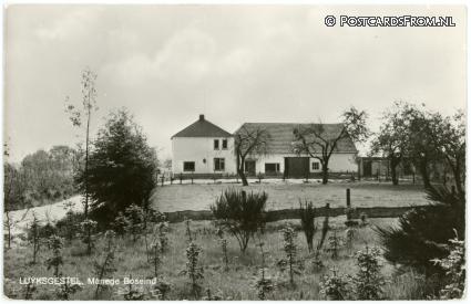 ansichtkaart: Luyksgestel, Manege Boseind