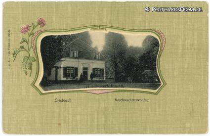 ansichtkaart: Princenhage, Liesbosch. Boschwachterswoning