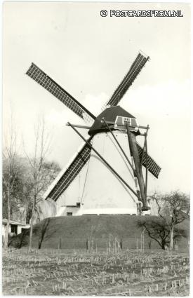 ansichtkaart: Lieshout, Korenmolen 'Vogelenzang' Ao. 1819