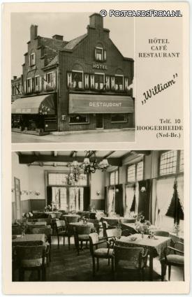 Hoogerheide, Hotel-Cafe-Rest. 'William' ansichtkaart: Hoogerheide, Hotel-Cafe-Rest. 'William'