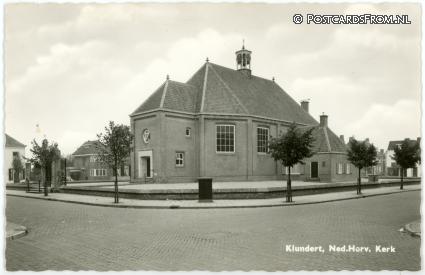ansichtkaart: Klundert, Ned. Herv. Kerk