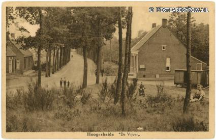ansichtkaart: Hoogerheide, De Vijver