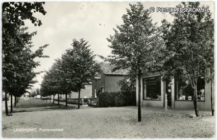 ansichtkaart: Landhorst, Pioniersstraat