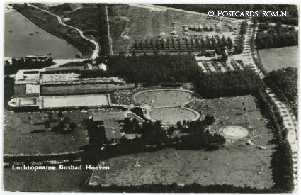 Hoeven, Luchtopname Bosbad Hoeven ansichtkaart: Hoeven, Luchtopname Bosbad Hoeven