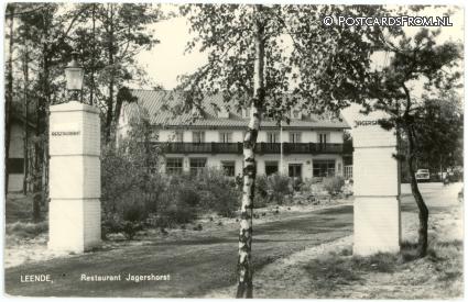 ansichtkaart: Leende, Restaurant Jagershorst