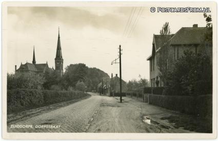 Zuiddorpe, Dorpstraat ansichtkaart: Zuiddorpe, Dorpstraat
