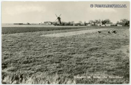 ansichtkaart: Zonnemaire, Molen 'De Korenbloem'