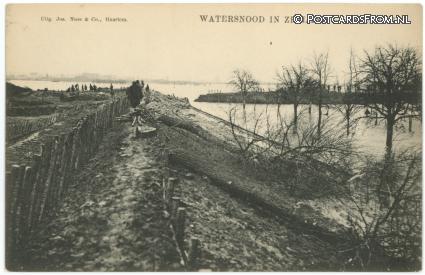 Hontenisse, Watersnood in Zeeland - Maart 1906 ansichtkaart: Hontenisse, Watersnood in Zeeland - Maart 1906