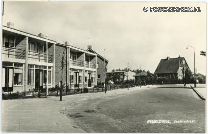 Wemeldinge, Beatrixstraat ansichtkaart: Wemeldinge, Beatrixstraat