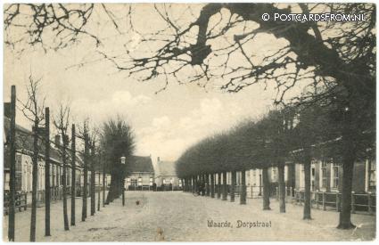 Waarde, Dorpstraat ansichtkaart: Waarde, Dorpstraat