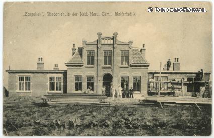 ansichtkaart: Wolphaartsdijk, Zorgvliet. Diaconiehuis der Ned. Herv. Gem.