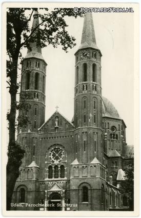 ansichtkaart: Uden, Parochiekerk St. Petrus