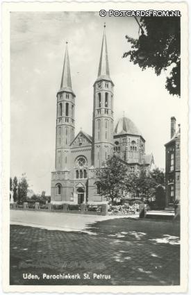 Uden, Parochiekerk St. Petrus ansichtkaart: Uden, Parochiekerk St. Petrus